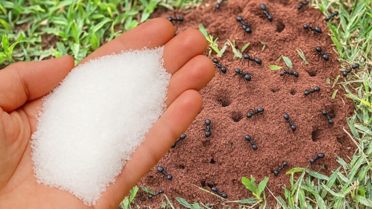 Questo semplice gesto fa sparire le formiche dal giardino in un attimo…