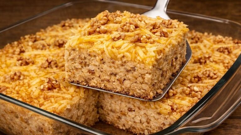 Questo semplice gesto trasforma avena e mela in un dolce incredibilmente umido…