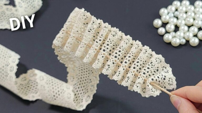 Questo semplice gesto trasforma pizzo vecchio in accessori unici… scopri come farlo!