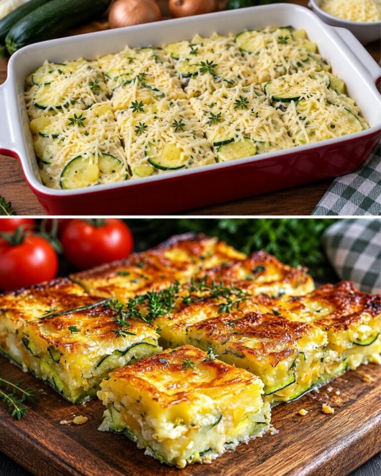 Basta mescolare 3 uova e zucchine! Questo piatto impressionerà subito tutti