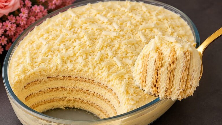 SENZA FORNO! Dessert semplice in 5 minuti 🤤 per l’estate! Rimarrai sorpreso! Super gustoso