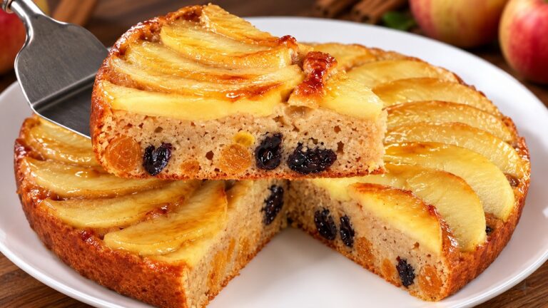 Faccio questa torta di mele e avena ogni giorno! 2 mele + 1 tazza di fiocchi d’avena!