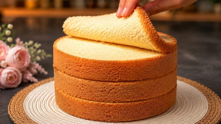 Il pan di Spagna più facile da preparare con soli 3 ingredienti! Senza latte, senza olio, senza