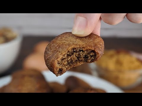 Biscotti da mangiare senza sensi di colpa! Con noci, 3 ingredienti e senza glutine ♥