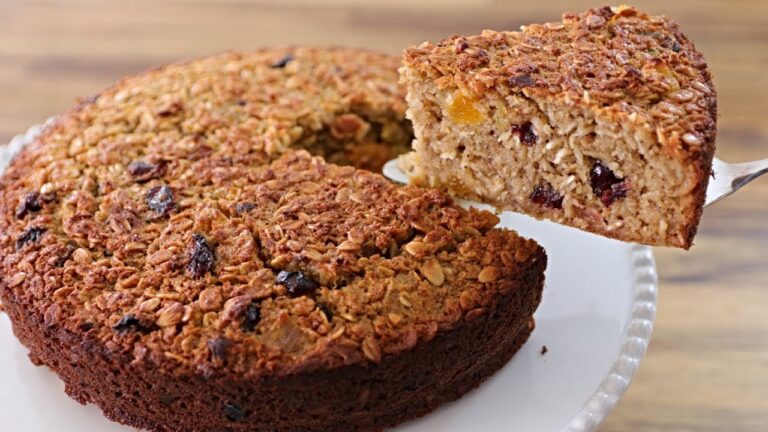 Ricetta sana e semplice per una torta con fiocchi d’avena