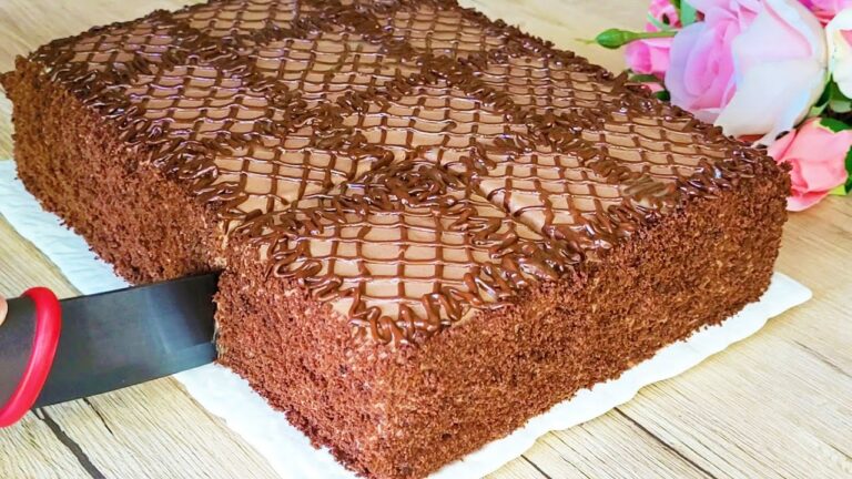Torta al cioccolato in 15 minuti! MORBIDA e DELIZIOSISSIMA. Ricetta facile! 😋🎂